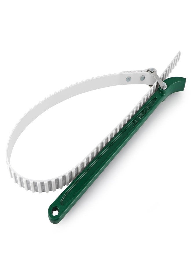 Sanbege 15" Belt Strap Wrench with Adjustable 36" Steel Wire Rubber Strap, Multipurpose Oil Filter Removal Tool - Image 1