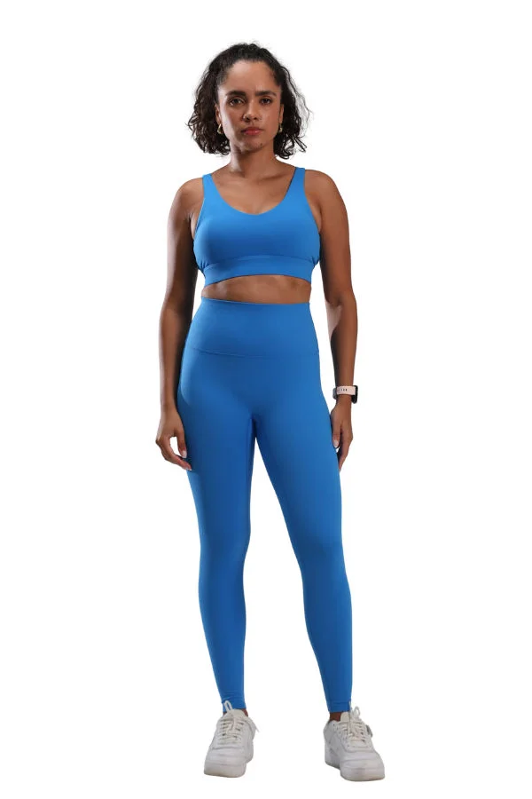موهوكي موهوكي ليقنز رياضي Olivia High Waisted Legging - أزرق سماوي