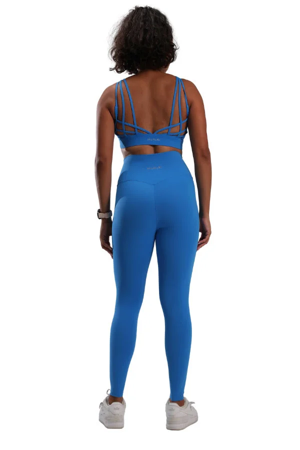 Mohuki Sky Blue Olivia High Waisted Legging for Women | Best Price UAE