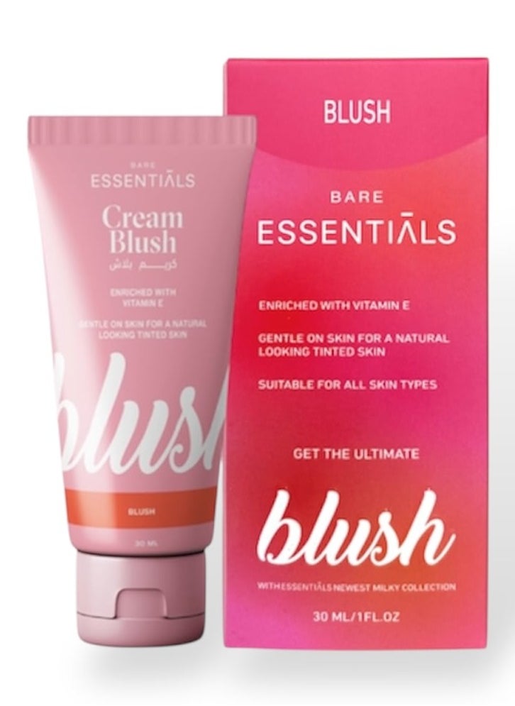 ESSENTIALS Milky Cream Blush Enriched With Vitamin E Shade 2  - Image 1