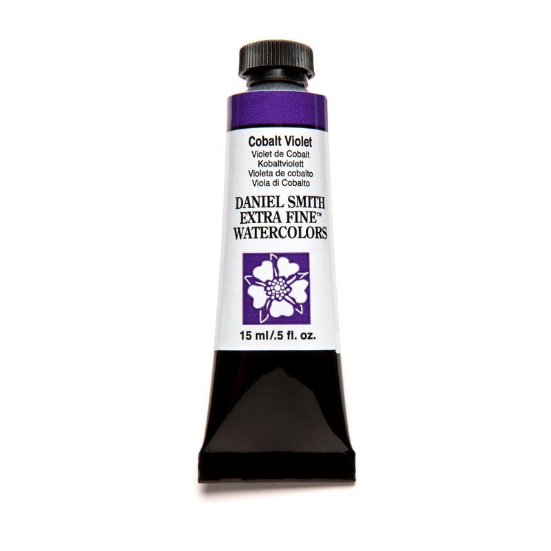 DANIEL SMITH 284600030 Extra Fine Watercolor 15ml Paint Tube Cobalt Violet