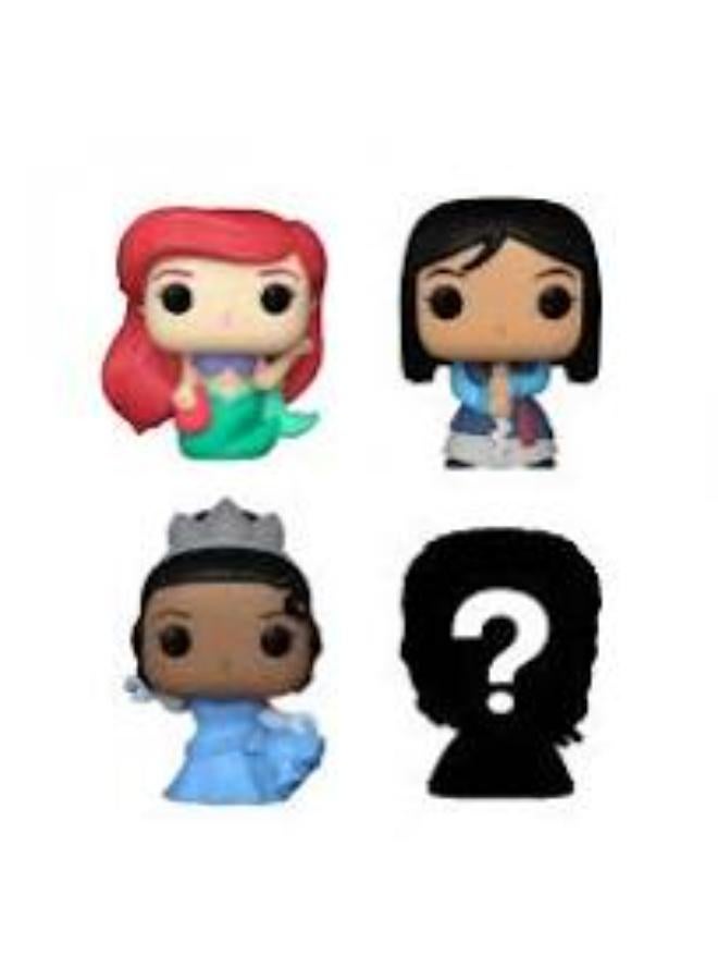 Funko Bitty Pop! Cartoon Animation: Disney - Disney Princesses - Ariel 4pk - Image 1