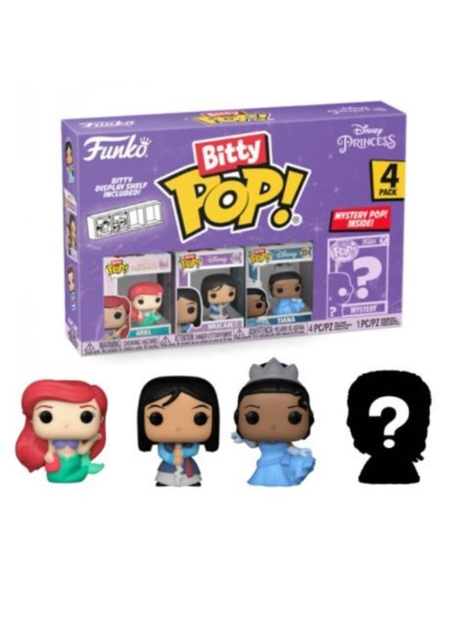 Funko Bitty Pop! Cartoon Animation: Disney - Disney Princesses - Ariel 4pk - Image 2