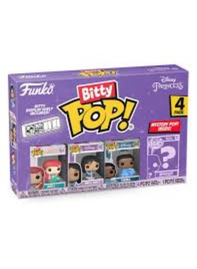 Funko Bitty Pop! Cartoon Animation: Disney - Disney Princesses - Ariel 4pk - Image 3