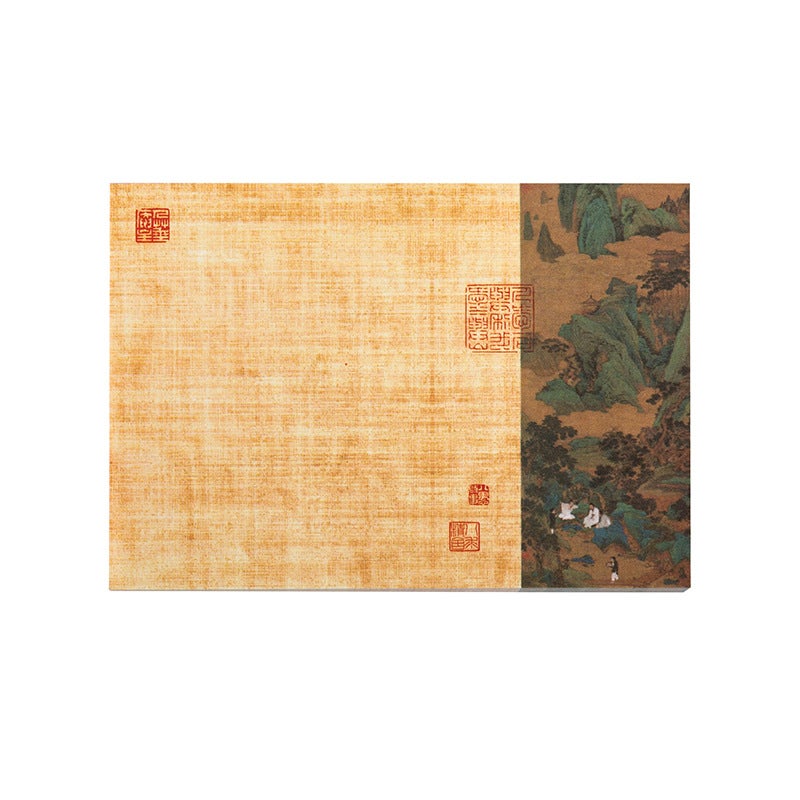Generic Momo Notepad Jiangshan Scenery Traditional Chinese Art DIY Stationery Taoyuan Wonderland Chart 