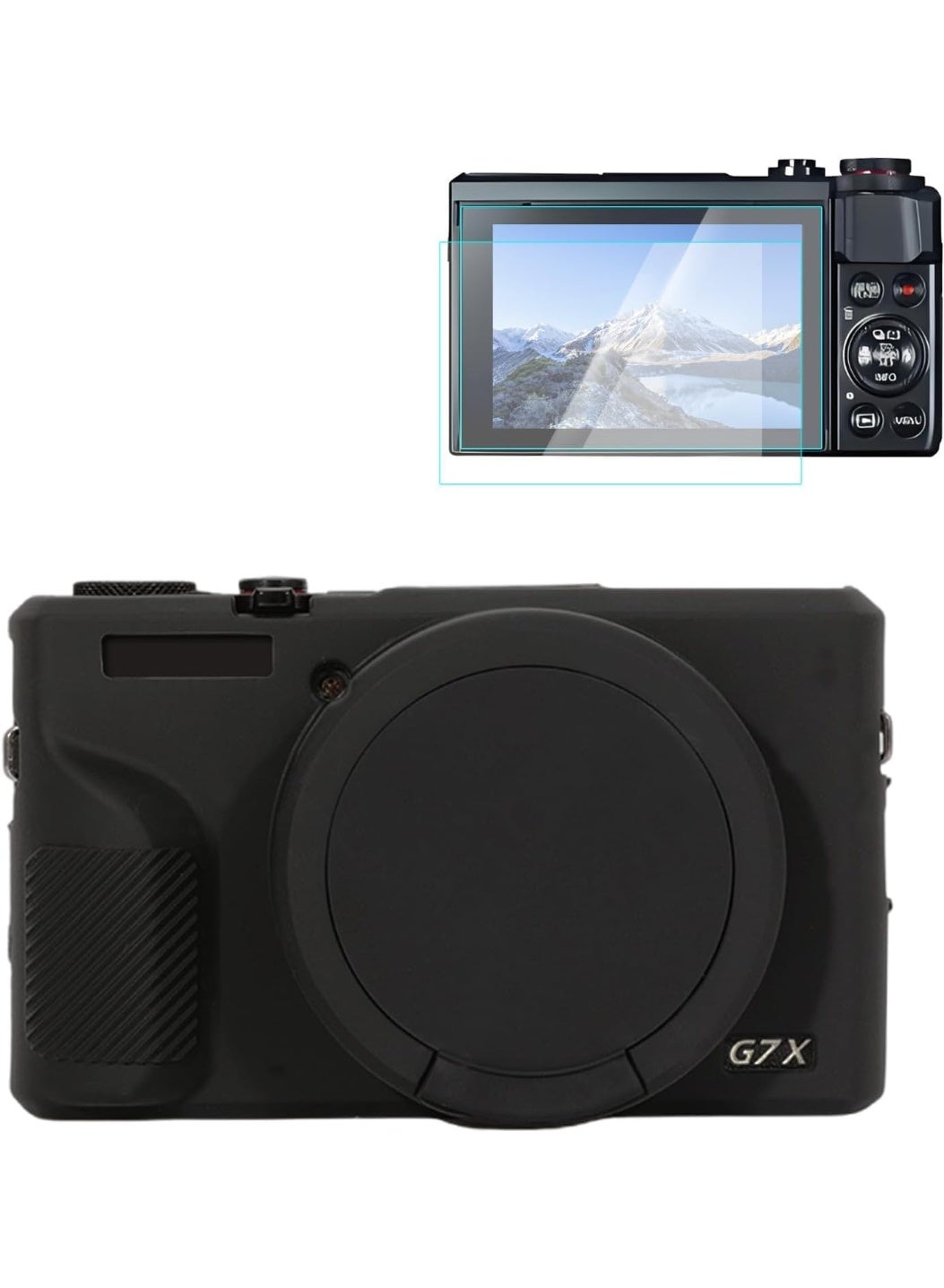 qirg Qirg Silicone Case For Canon G7 X Mark Iii ZE550027A56BACE0AED10Z