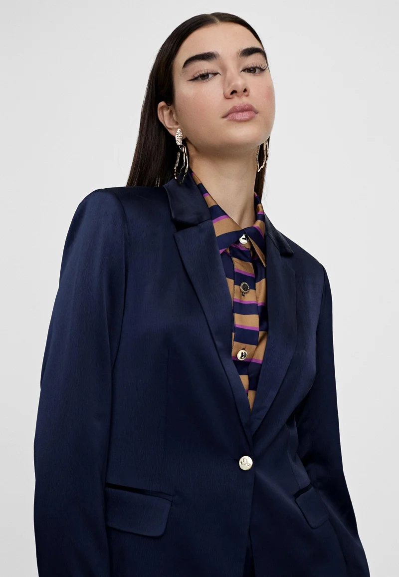 Lola Casademunt Animal print lining blazer