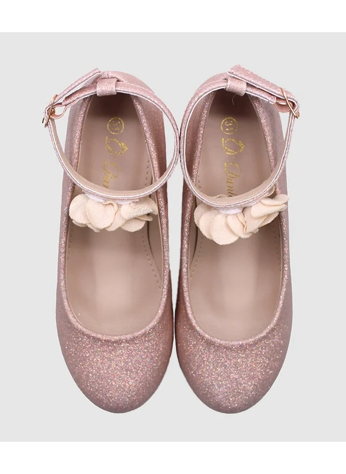 دىدانيالا D' Daniela - Glitter Blossom Ankle Strap Shoes