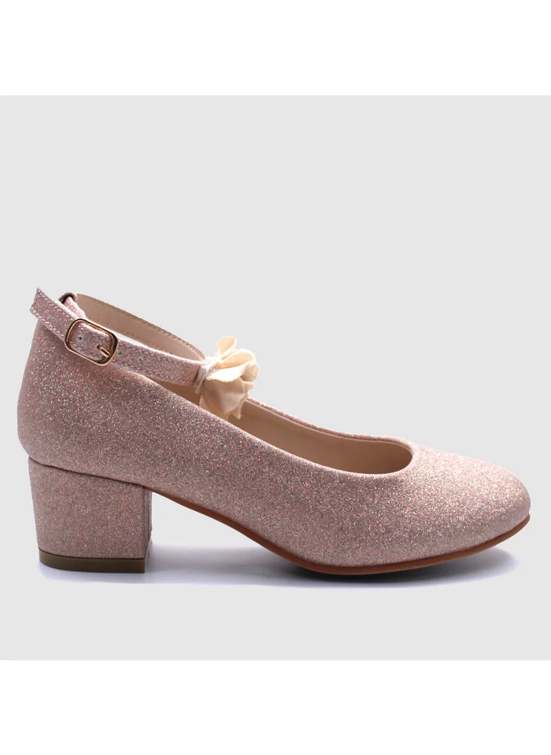 دىدانيالا D' Daniela - Glitter Blossom Ankle Strap Shoes