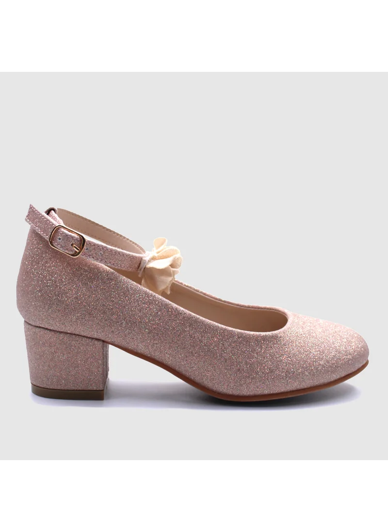 دىدانيالا D' Daniela - Glitter Blossom Ankle Strap Shoes
