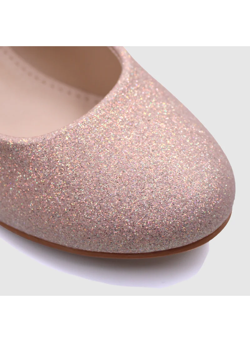 دىدانيالا D' Daniela - Glitter Blossom Ankle Strap Shoes