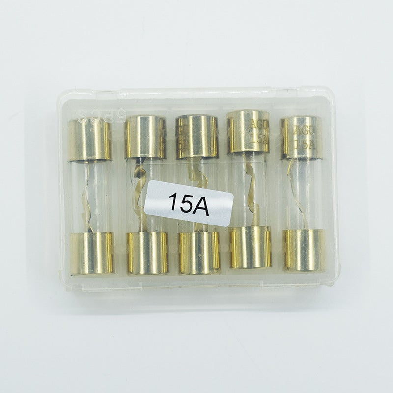 Agu10X38Mm Glass Safety Tube Car Audio Special Fuse Tubular 10A-100A Full Gold Plated 32V - Image 5