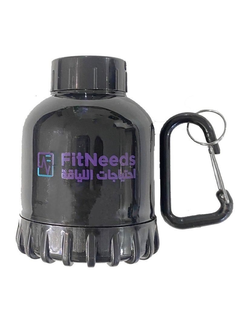FitNeeds قمع مسحوق البروتين والمكملات الغذائية المحمول مع سلسلة مفاتيح - Image 1