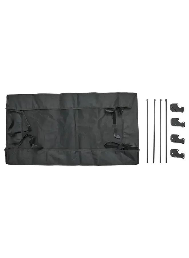 Black Outdoor Camping Canopy Sunshade 600D Oxford Cloth For Camping Picnics Fishing - Image 5