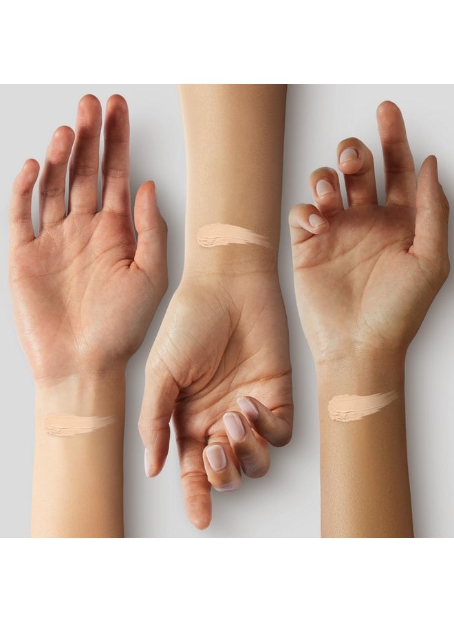 ألماي كريم أساس Almay Clear Complexion Acne Foundation Makeup مع حمض الساليسيليك - خفيف الوزن، تغطية متوسطة، مضاد للحساسية، خالٍ من العطور، للبشرة الحساسة، 200 باف، 1 أونصة سائلة.  - Image 4
