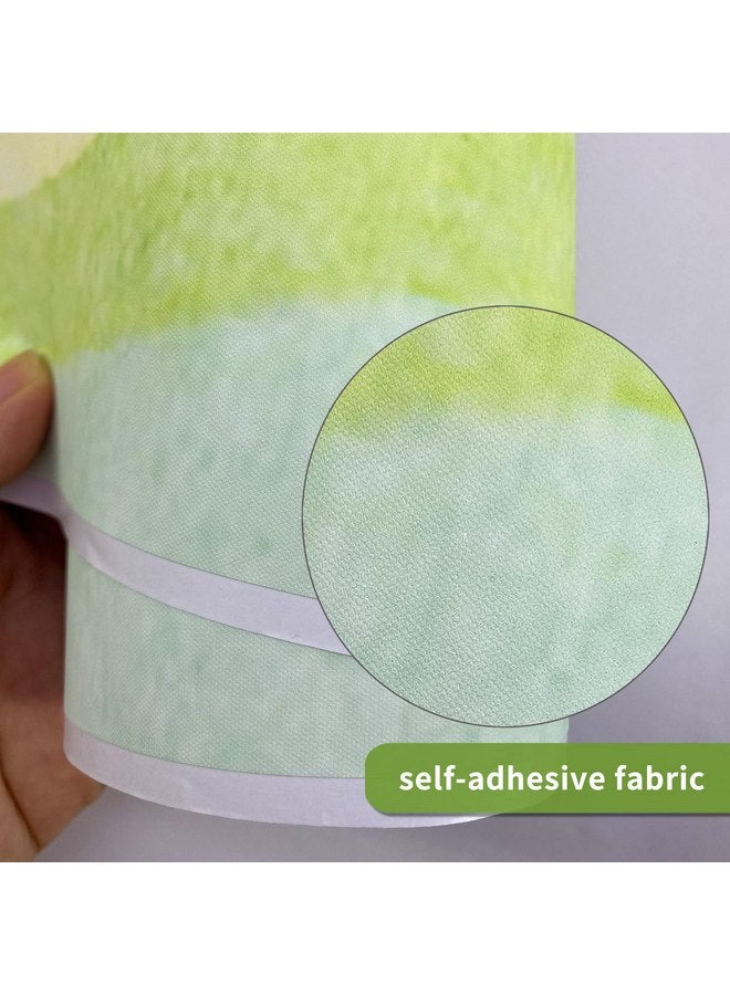 فان لايف ملصقات جدارية كبيرة من قماش funlife بألوان قوس قزح قابلة للتقشير واللصق، ملصقات جدارية بألوان قوس قزح مائية نابضة بالحياة مقطوعة مسبقًا لغرف نوم البنات وغرف الأطفال وغرفة اللعب، قوس قزح كامل نابض بالحياة - Image 4