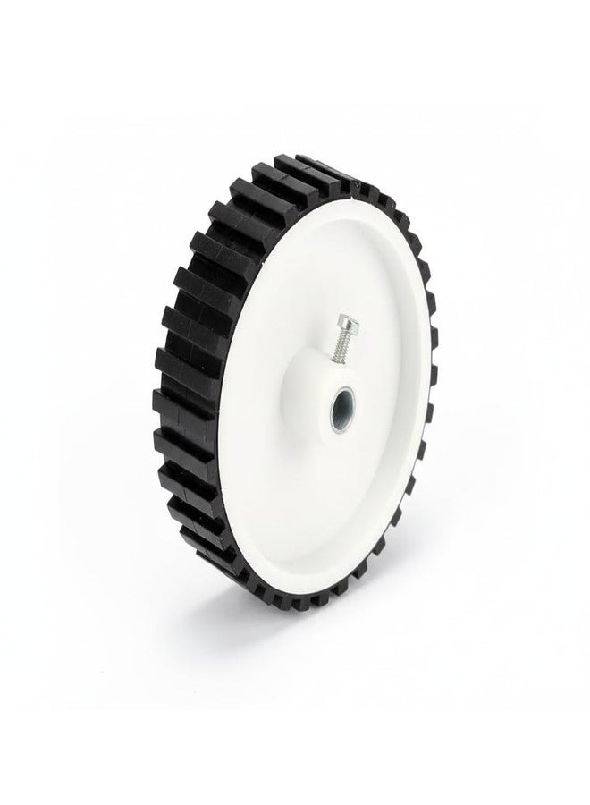 QBM High Torque 7×2 CM Gear Motor Wheel - Durable Rubber Tire with ABS Hub for Robotics Cars, DIY Projects & STEM Kits,(pack of 4) - Image 1