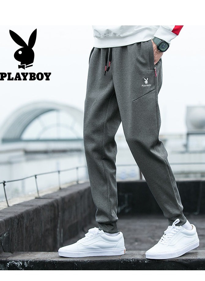 PLAYBOY Men's Slim Fit Minimalist Small Feet Casual Harlan Pants  - Image 1