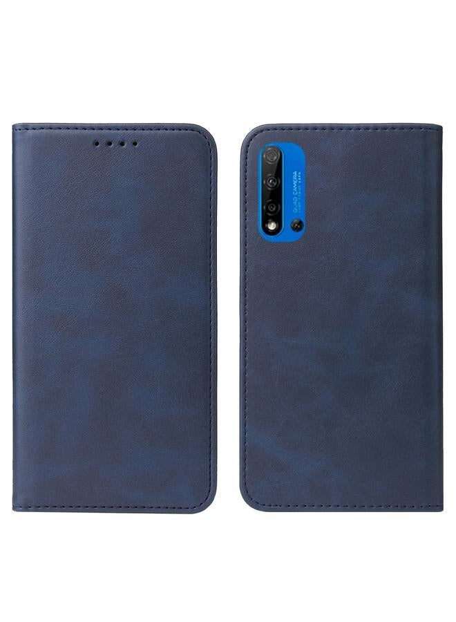 اس-توب جراب هاتف Huawei P20 Lite 2019 بإغلاق مغناطيسي من الجلد - Image 2