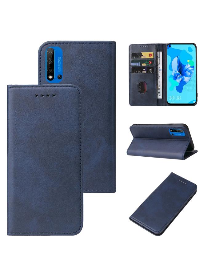 اس-توب جراب هاتف Huawei P20 Lite 2019 بإغلاق مغناطيسي من الجلد - Image 1