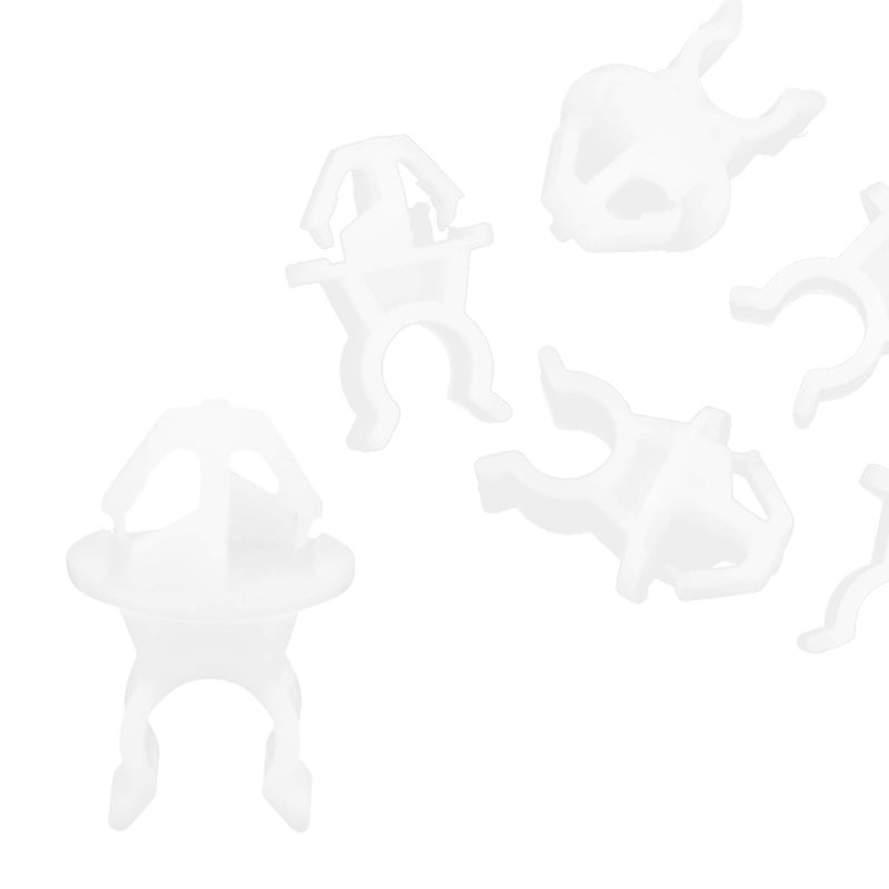 uxcell 5 قطع مشابك دعم قضيب غطاء السيارة البيضاء لهوندا