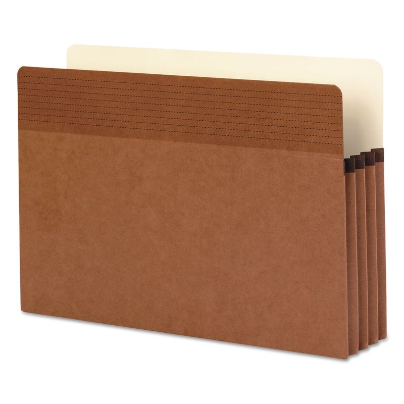 Smead Easy GripÂ® File Pocket, Straight-Cut Tab, 3-1/2" Expansion, Legal Size, Redrope, 25 per Box (73210) - Image 5