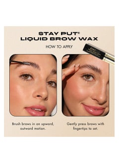 MILANI Milani Stay Put Liquid Brow Wax Clear  - Image 4