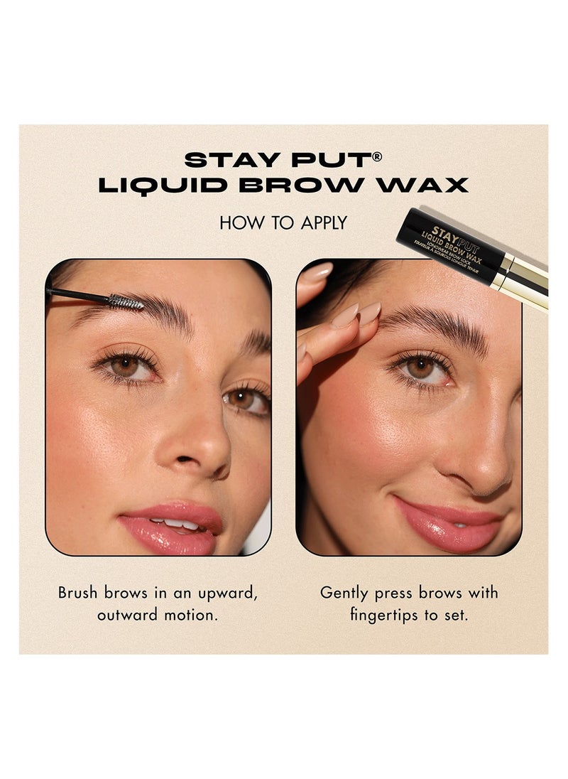 MILANI Milani Stay Put Liquid Brow Wax Clear  - Image 4