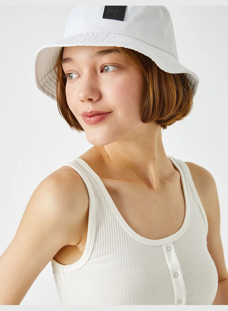 KOTON Ribbed Tanktop Crop