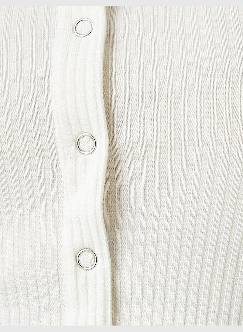 KOTON Ribbed Tanktop Crop