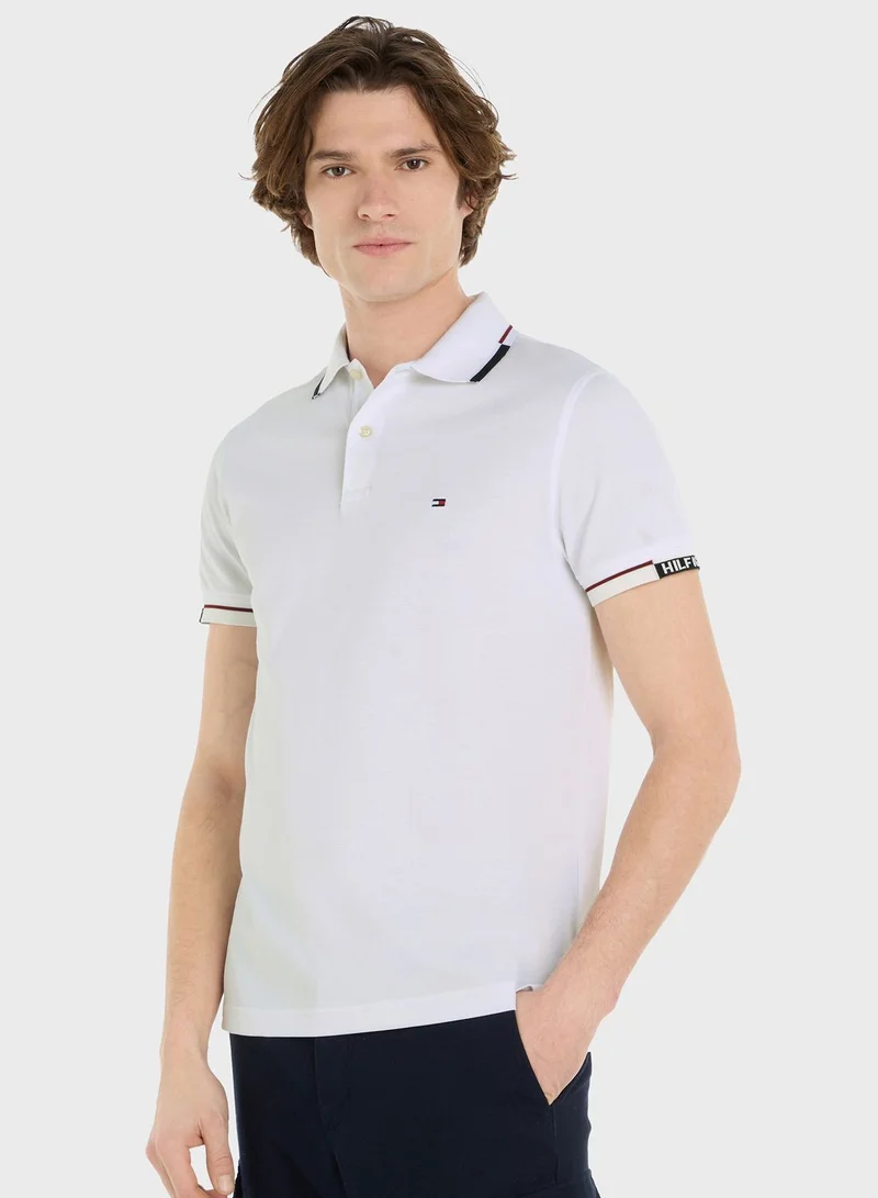 TOMMY HILFIGER Logo Slim Fit Polo