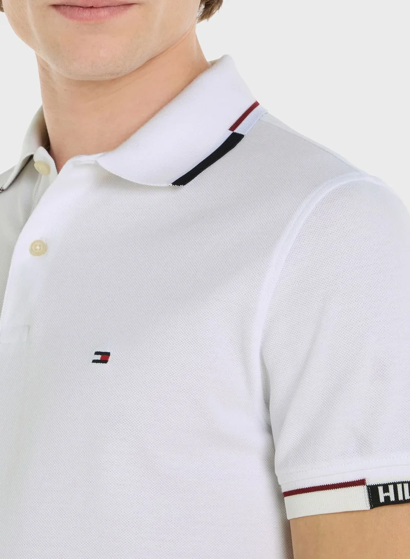 TOMMY HILFIGER Logo Slim Fit Polo