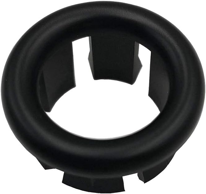 VRSS 6-Claw Bathroom Kitchen Sink Overflow Ring Basin Trim Cover Hole Insert in Caps (2Pcs Black) - Image 2