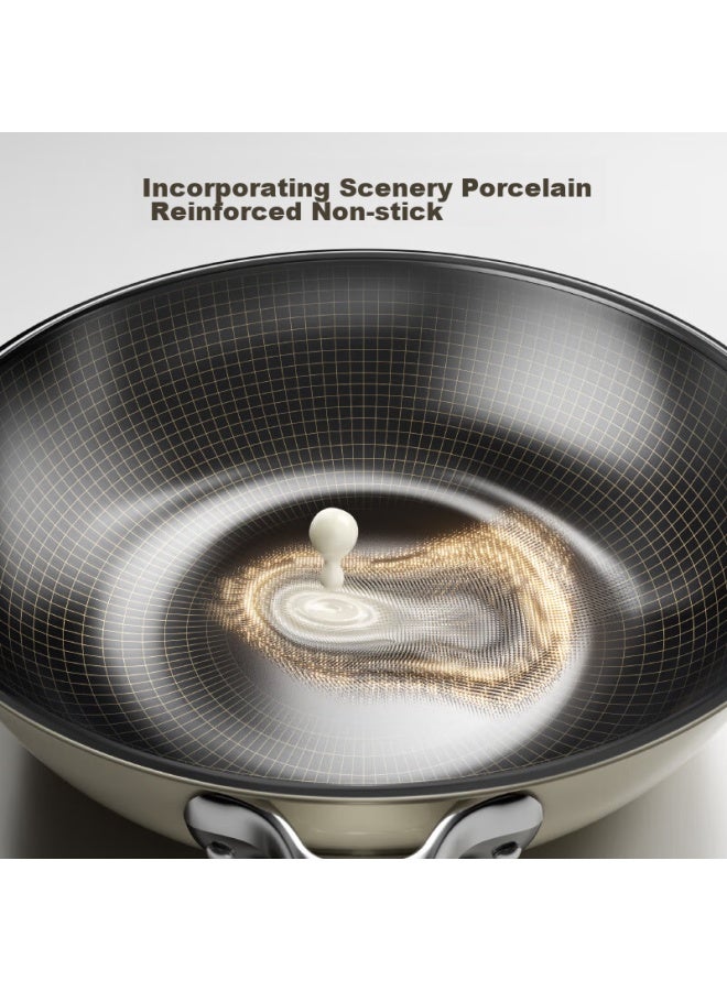 Joyoung Non-stick Titanium Ceramic Coated Frying Pan 32cm - Image 3