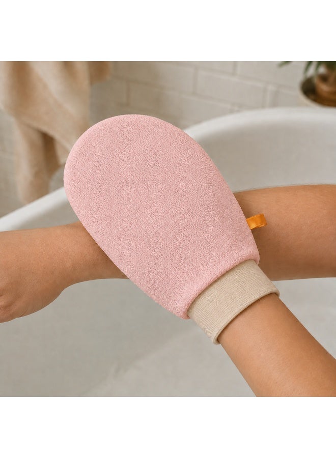 BLOOMING TIME Body Exfoliating Glove, Body Shower Scrub Mitt - Image 4