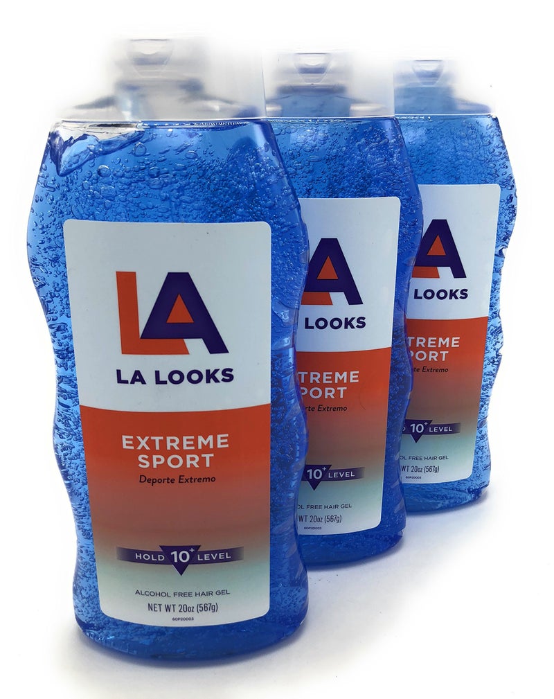 L.A. LOOKS SPORT XTRME HLD GEL 20 OZ (Pack of 3) - Image 1