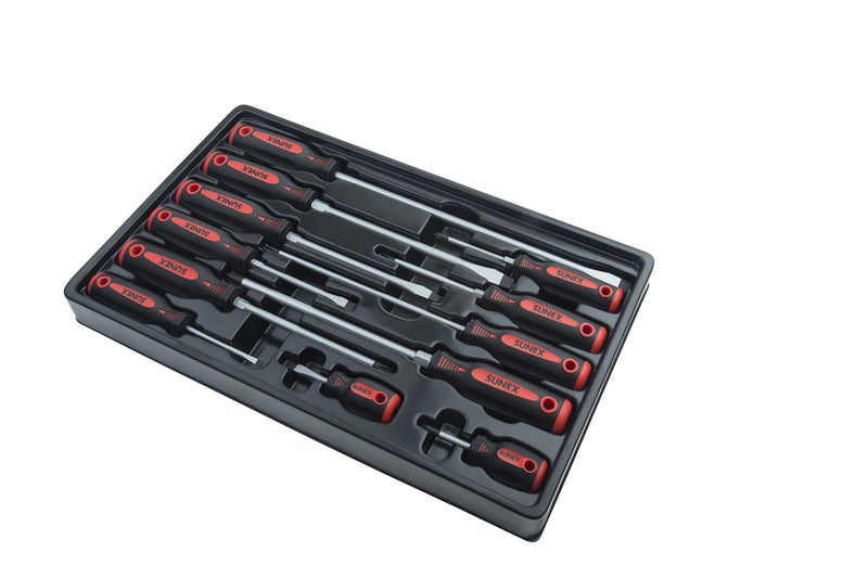 SUNEX TOOLS 1112SS Combination Screwdriver Set, 12Piece - Image 2