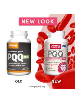 jarrow formulas Pqq 20 Mg 60 Servings (Capsules) Promotes Mitochondrial Biogenesis & Metabolism Supports Brain Heart Health & Cognitive Function Dietary Supplement  - Image 4