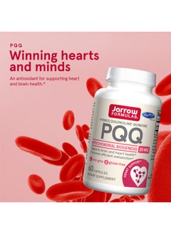 jarrow formulas Pqq 20 Mg 60 Servings (Capsules) Promotes Mitochondrial Biogenesis & Metabolism Supports Brain Heart Health & Cognitive Function Dietary Supplement  - Image 5