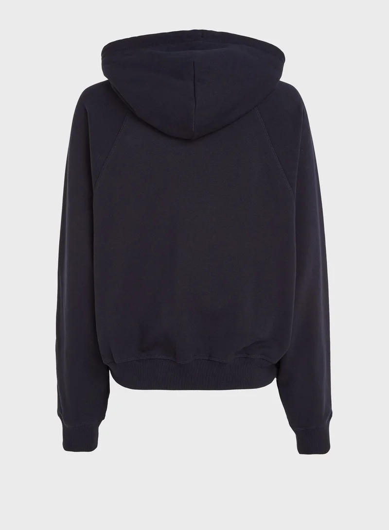 TOMMY JEANS Logo Knitted Hoodie