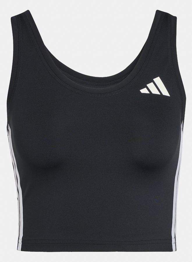 Adidas Train Essentials 3-Stripes Crop Tank Top  - Image 2