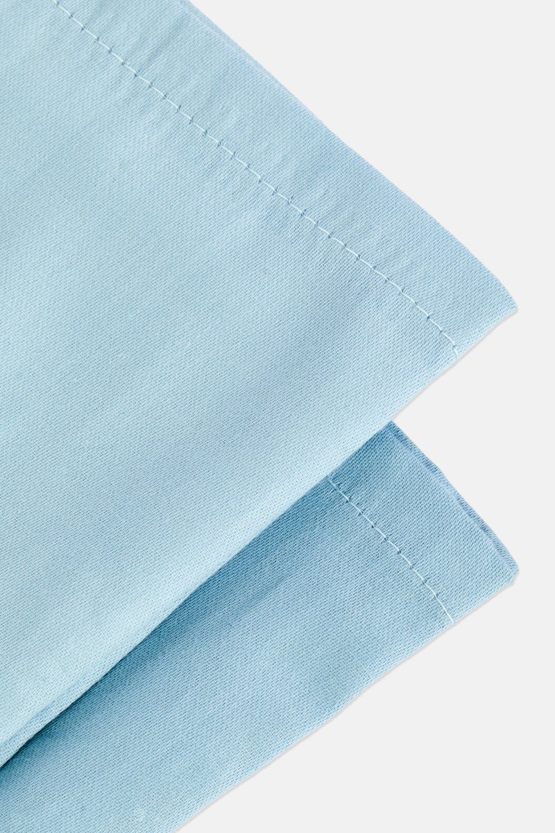 NINE WEST 2 Pcs Standard Pillowcase, Dusty Blue - Image 3