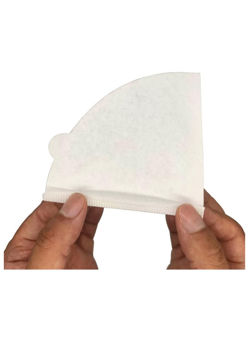 MIBRU 200-Piece Coffee Filter Paper V60 Size 02 Unbleached Natrual White  - Image 5