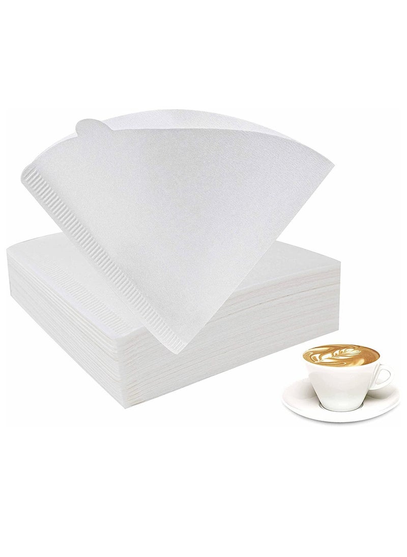MIBRU 200-Piece Coffee Filter Paper V60 Size 02 Unbleached Natrual White  - Image 2