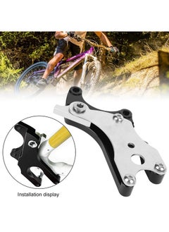 Ejoyous Bicycle Disc Brake Adapter Aluminum Alloy Bike Fixed Seat Disc Brake Converter Mounting Adapter Rear Wheel Heavy Duty Conversion Modification Accessories For Mountain Bikes Road Bikes  - Image 3