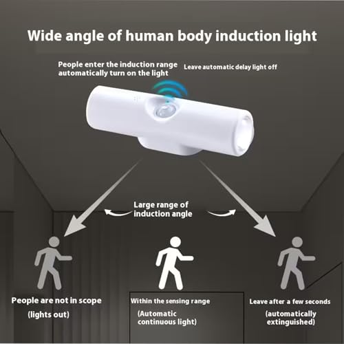 GITGRNTH 8 Pcs Rechargeable RGB Motion Sensor LED Light – Multicolor Smart Night Lamp with Motion Detection, Energy Saving, Magnetic Base – Perfect for Home Office Bedroom, Wardrobe, Kitchen - Image 4