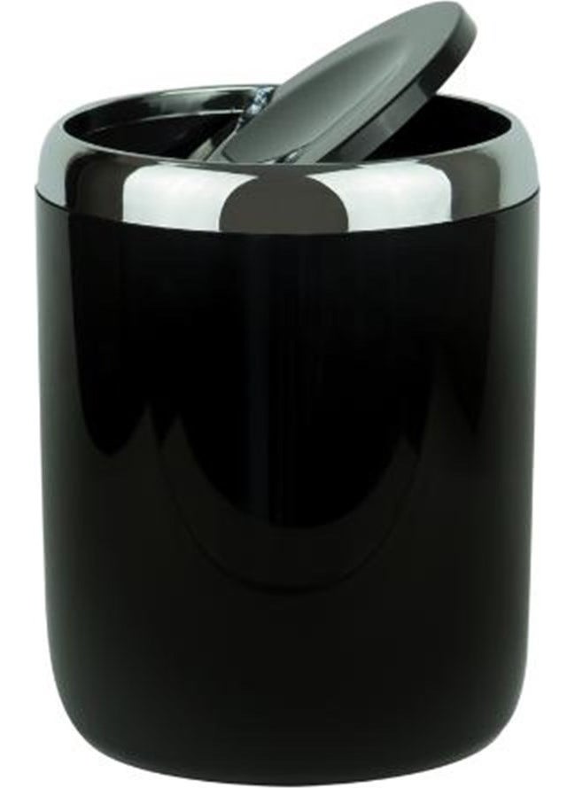 Lima Black 6 Liter Trash Can with Chrome Decoration - pzsku/ZE55150A28F0D4C2ADEF2Z/45/_/1725792879/bbea9ccb-931f-44d6-9464-0917994a3068