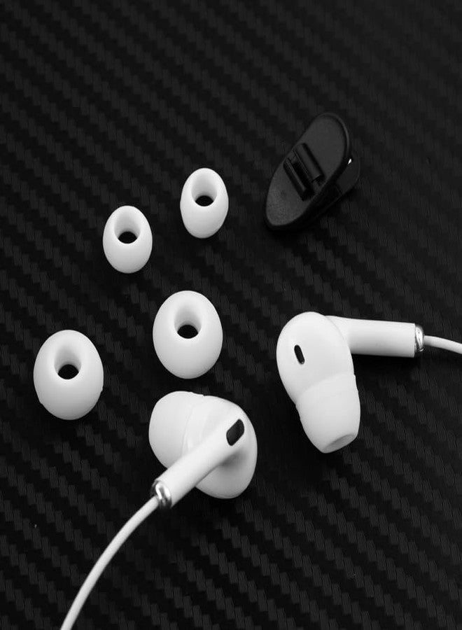 Accessonico Long Wired Headphones Earbuds Cord Earphones for TV PC (10FT 3 Meter) Extra Cable in-Ear for 3.5mm Audio Output Stereo 3 Pole Headset Noise Cancelling Plug in Jack Ear Buds Clear - Image 4