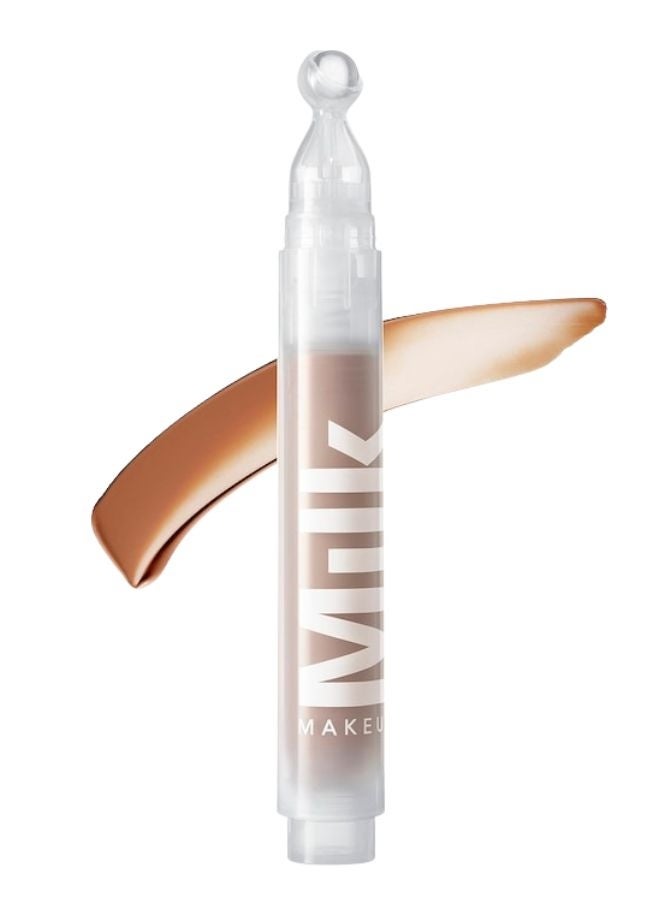 ميلك ميكب خافي عيوب ميلك ميك أب صن شاين لتفتيح منطقة تحت العين بتغطية خفيفة - درجة 6 تان داكن مع درجات ذهبية 6 مل (0.2 أونصة) - خفيف الوزن، مرطب، نباتي - Image 1