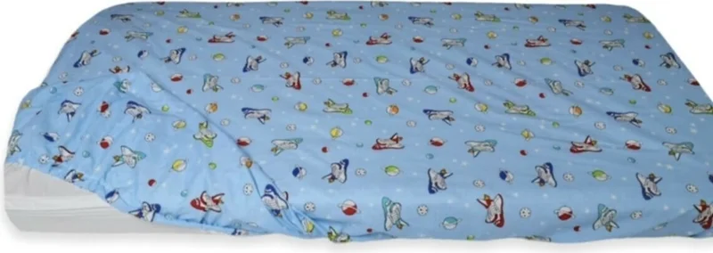 Bebek Özel Baby Special Cotton Baby and Kids Elastic Bed Sheet Blue Galaxy 50X90